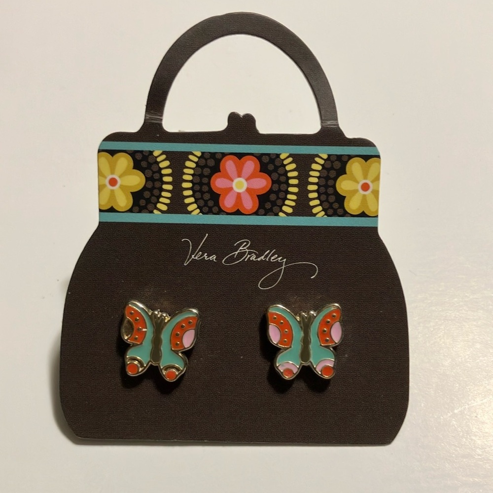 VERA BRADLEY Butterfly earrings
